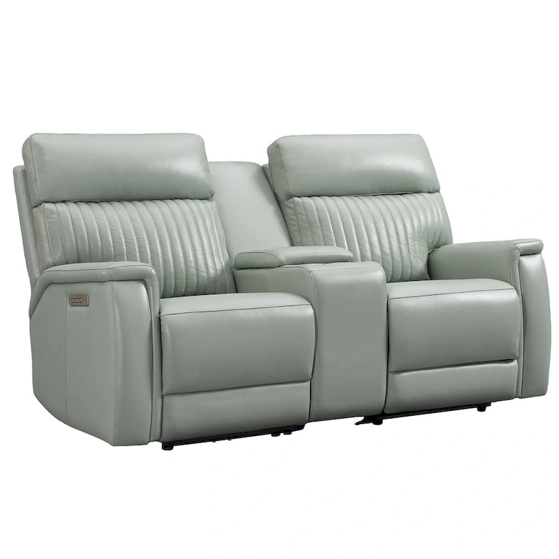 73-Zoll-Leder-Loveseat mit elektrischer Zero-Gravity-Liegeverstellung, elektrischer Kopfstütze und elektrischer Lordosenstütze, USB- und USB-C-Anschluss