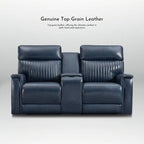 73-Zoll-Leder-Loveseat mit elektrischer Zero-Gravity-Liegeverstellung, elektrischer Kopfstütze und elektrischer Lordosenstütze, USB- und USB-C-Anschluss