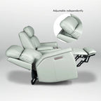 73-Zoll-Leder-Loveseat mit elektrischer Zero-Gravity-Liegeverstellung, elektrischer Kopfstütze und elektrischer Lordosenstütze, USB- und USB-C-Anschluss