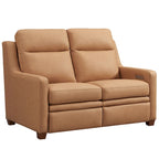 Echtleder-Liegesofa, 56-Zoll-Zweisitzer mit Dreifachmotor, elektrischer Zero-Wall-Verstellung und USB- sowie USB-C-Anschluss