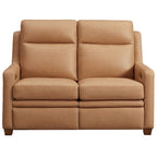 Echtleder-Liegesofa, 56-Zoll-Zweisitzer mit Dreifachmotor, elektrischer Zero-Wall-Verstellung und USB- sowie USB-C-Anschluss