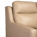 Echtleder-Liegesofa, 56-Zoll-Zweisitzer mit Dreifachmotor, elektrischer Zero-Wall-Verstellung und USB- sowie USB-C-Anschluss
