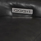 Echtleder-Liegesofa, 56-Zoll-Zweisitzer mit Dreifachmotor, elektrischer Zero-Wall-Verstellung und USB- sowie USB-C-Anschluss