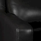 Echtleder-Liegesofa, 56-Zoll-Zweisitzer mit Dreifachmotor, elektrischer Zero-Wall-Verstellung und USB- sowie USB-C-Anschluss