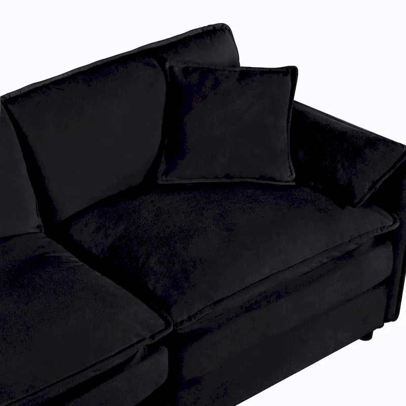 Conjunto de sofá y sillones decorativos de chenilla de 2 piezas, con 2 sillones extragrandes y asientos de 29.92 de profundidad (capacidad de 800 lb)