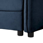 2-teiliges Chenille-Loveseat-Sofa-Set Cloud 75.59 mit tiefer Sitzfläche und 4 Kissen