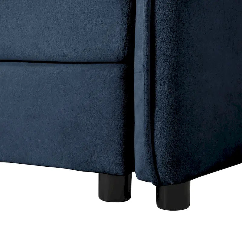 2-teiliges Chenille-Loveseat-Sofa-Set Cloud 75.59 mit tiefer Sitzfläche und 4 Kissen