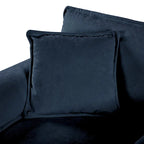 2-teiliges Chenille-Loveseat-Sofa-Set Cloud 75.59 mit tiefer Sitzfläche und 4 Kissen
