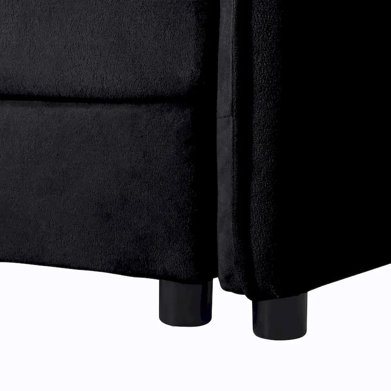 2-teiliges Chenille-Loveseat-Sofa-Set Cloud 75.59 mit tiefer Sitzfläche und 4 Kissen