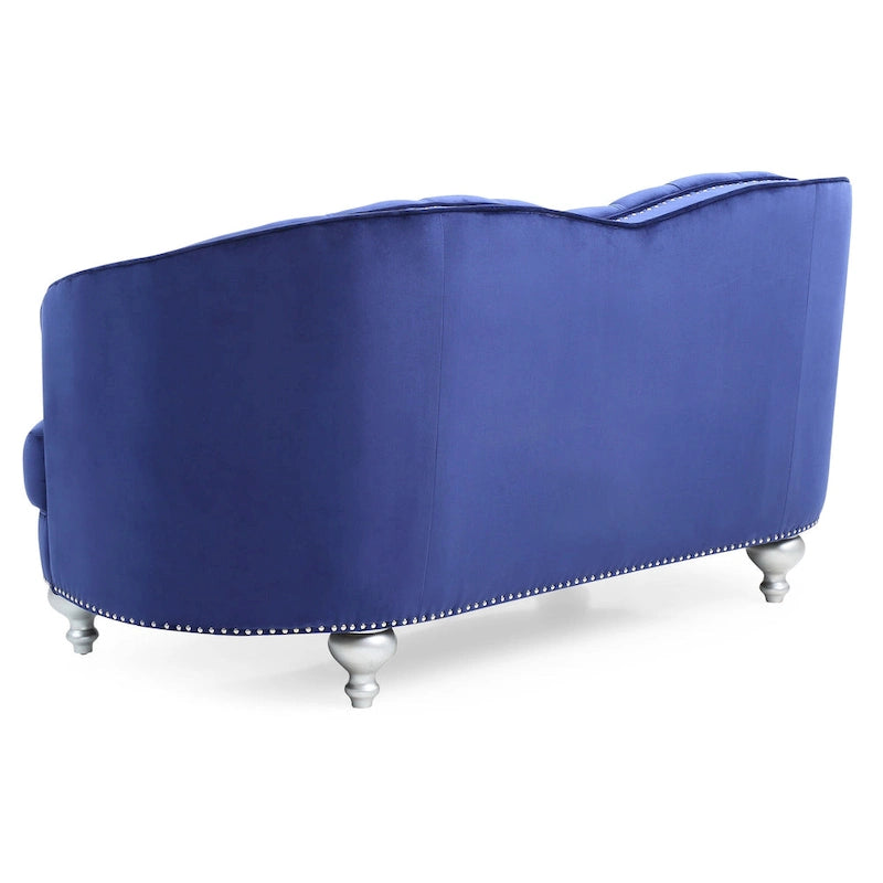 Blauer klassischer Zweisitzer