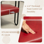 Loveseat moderno House Hold, sofá de 2 plazas de tela de chenilla, con brazos y patas metálicas para la sala de estar
