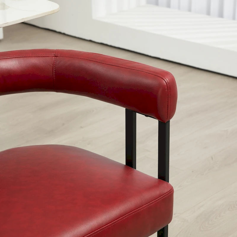 Loveseat moderno House Hold, sofá de 2 plazas de tela de chenilla, con brazos y patas metálicas para la sala de estar