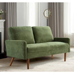 Samt-Zweisitzer-Sofa