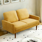 Samt-Zweisitzer-Sofa