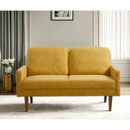 Samt-Zweisitzer-Sofa