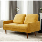 Samt-Zweisitzer-Sofa