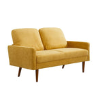 Samt-Zweisitzer-Sofa