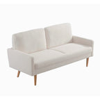 Samt-Zweisitzer-Sofa