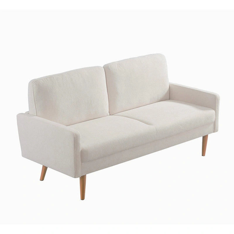 Samt-Zweisitzer-Sofa