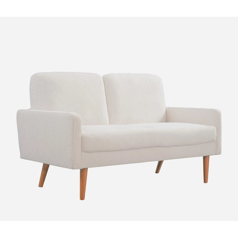 Samt-Zweisitzer-Sofa
