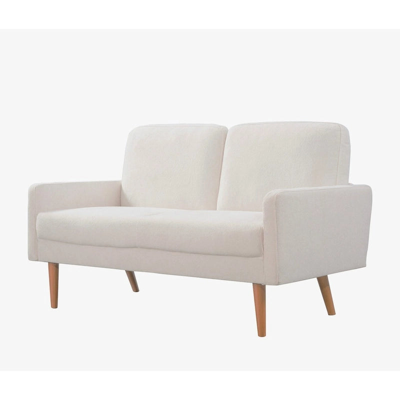 Samt-Zweisitzer-Sofa