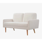 Samt-Zweisitzer-Sofa