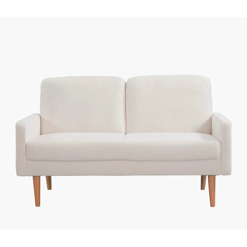 Samt-Zweisitzer-Sofa