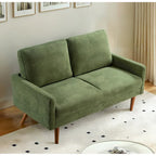 Samt-Zweisitzer-Sofa