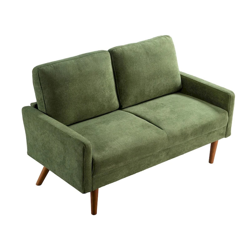 Samt-Zweisitzer-Sofa
