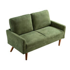 Samt-Zweisitzer-Sofa