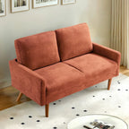 Samt-Zweisitzer-Sofa