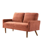 Samt-Zweisitzer-Sofa