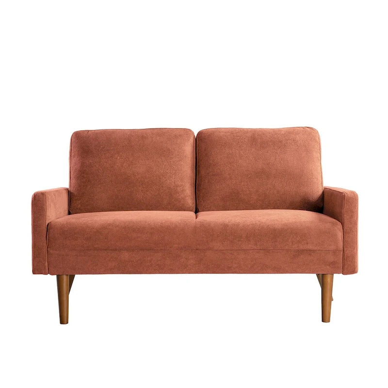 Samt-Zweisitzer-Sofa
