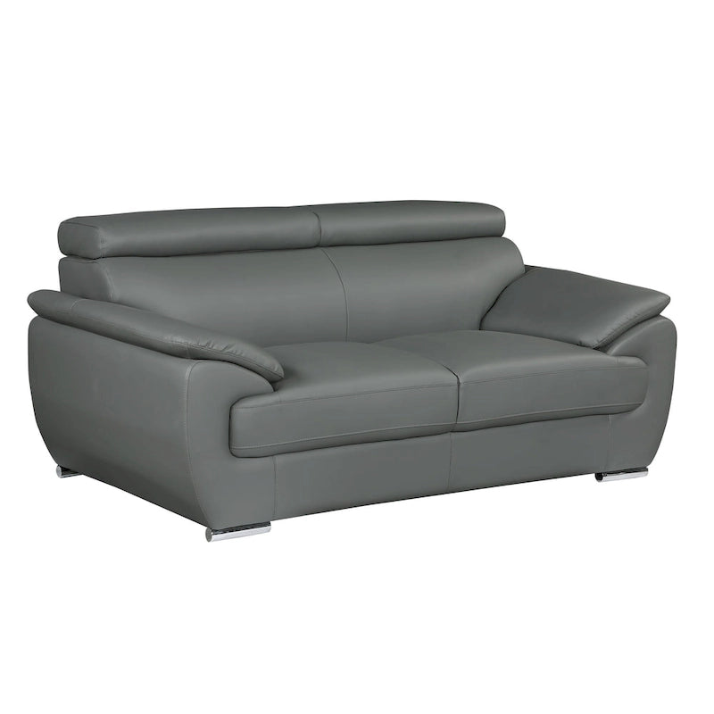Sofa loveseat z prawdziwej skóry