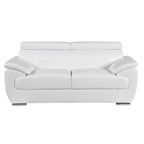 Sofa loveseat z prawdziwej skóry