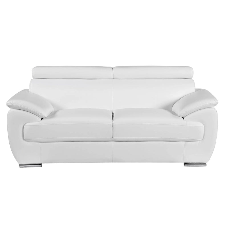 Sofa loveseat z prawdziwej skóry