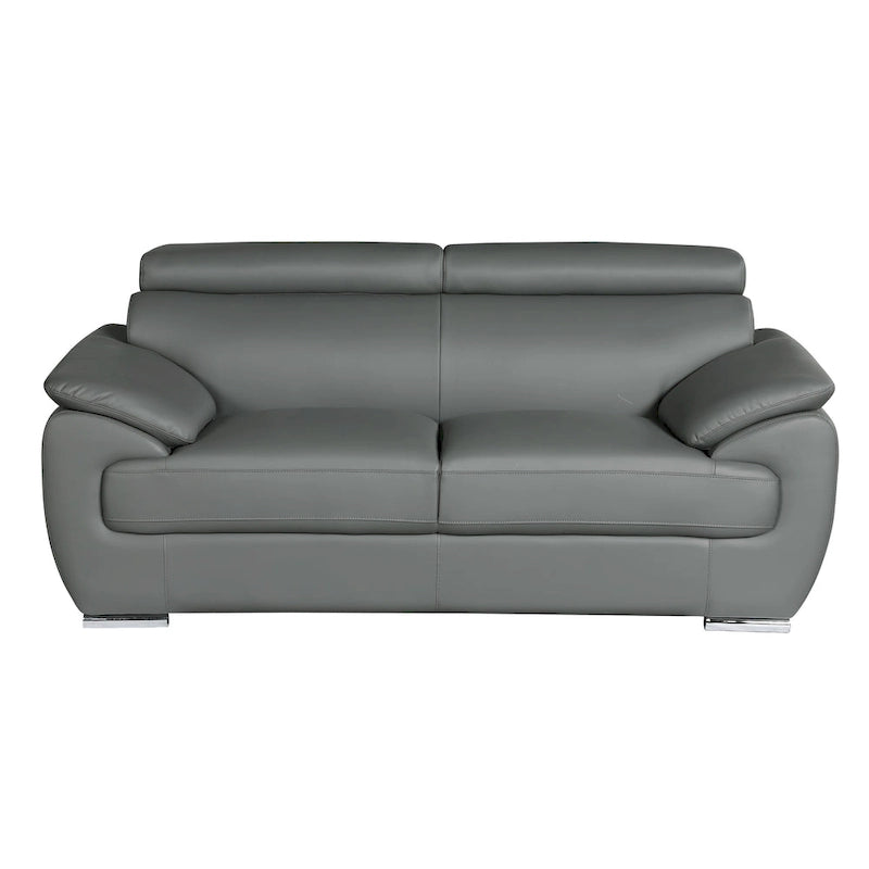 Sofa loveseat z prawdziwej skóry