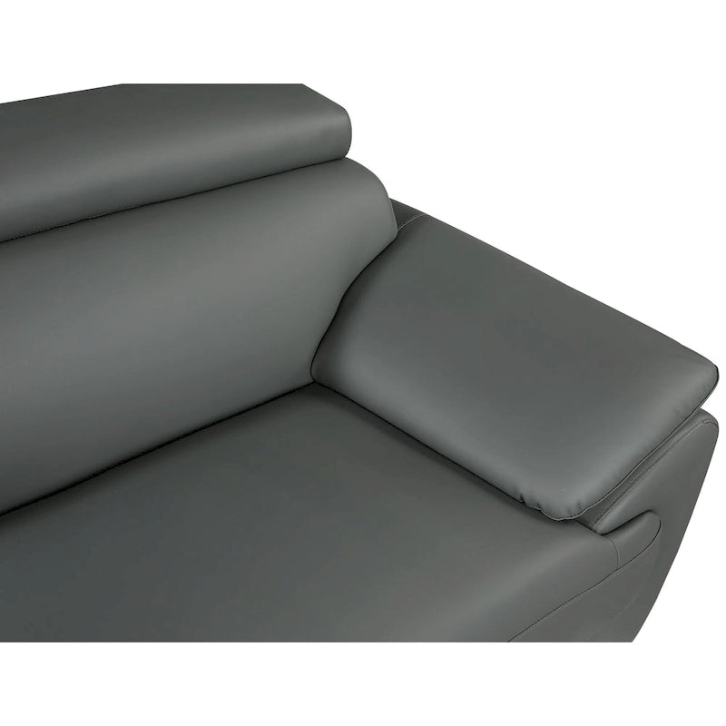 Sofa loveseat z prawdziwej skóry
