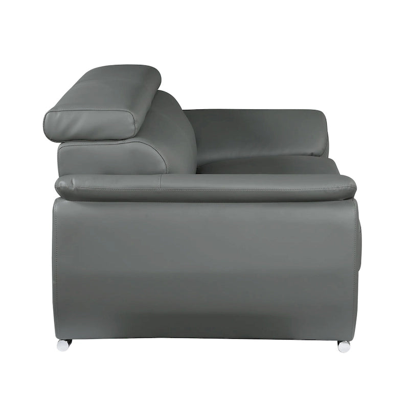 Sofa loveseat z prawdziwej skóry
