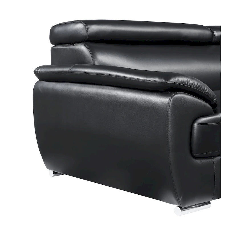Sofa loveseat z prawdziwej skóry