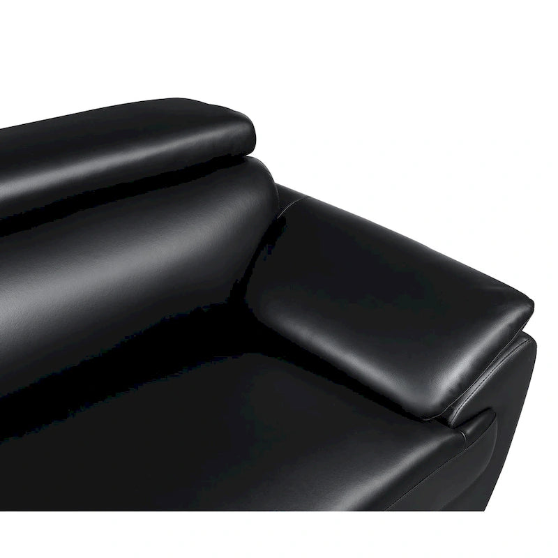 Sofa loveseat z prawdziwej skóry