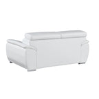 Sofa loveseat z prawdziwej skóry