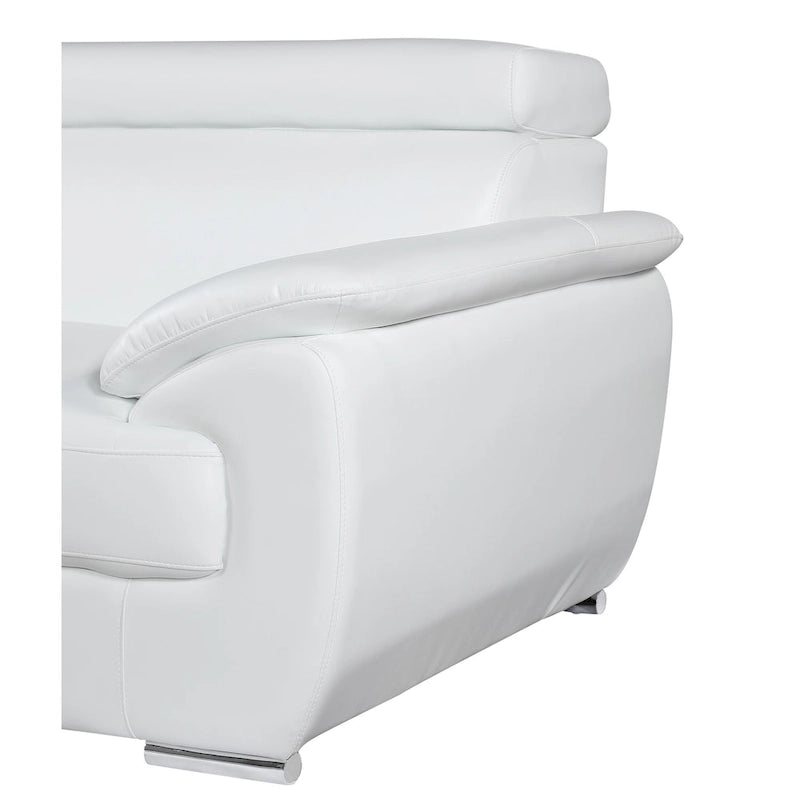 Sofa loveseat z prawdziwej skóry