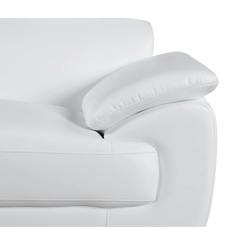 Sofa loveseat z prawdziwej skóry