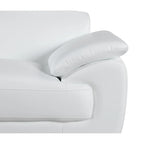 Sofa loveseat z prawdziwej skóry