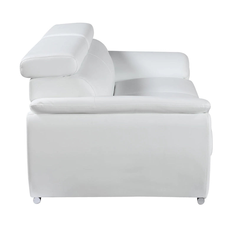 Sofa loveseat z prawdziwej skóry