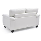 Modernes weißes 2-Sitzer-Sofa mit Komfort