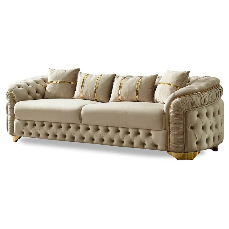 3-elementowe zestawy do salonu Granda: 1 sofa i 2 fotele