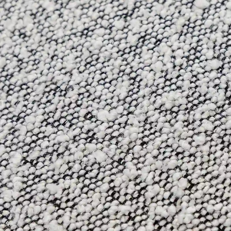 Divanetto imbottito in sherpa KINWELL, divano in bouclé, 68W