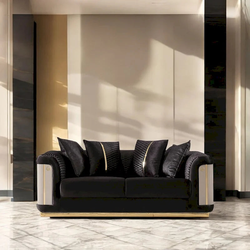 Luresta 2-delige woonkamermeubelset, 1 sofa, 1 loveseat